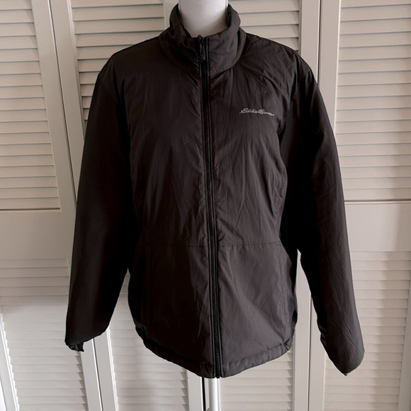 Eddie Bauer First Ascent T2XL Reversible Jacket Women’s Black Quilted Size XL - Picture 7 of 15